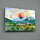Uçan Balonlar Cam Tablo | Insigne Art | Üstün Kalite