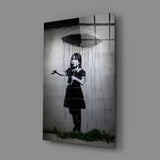 Yağmura Kaçış Cam Tablo | Insigne Art | Üstün Kalite