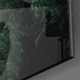 Yeşil Uzay Cam Tablo | Insigne Art | Üstün Kalite