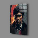 Al Pacino Glass Wall Art  || Designers Collection