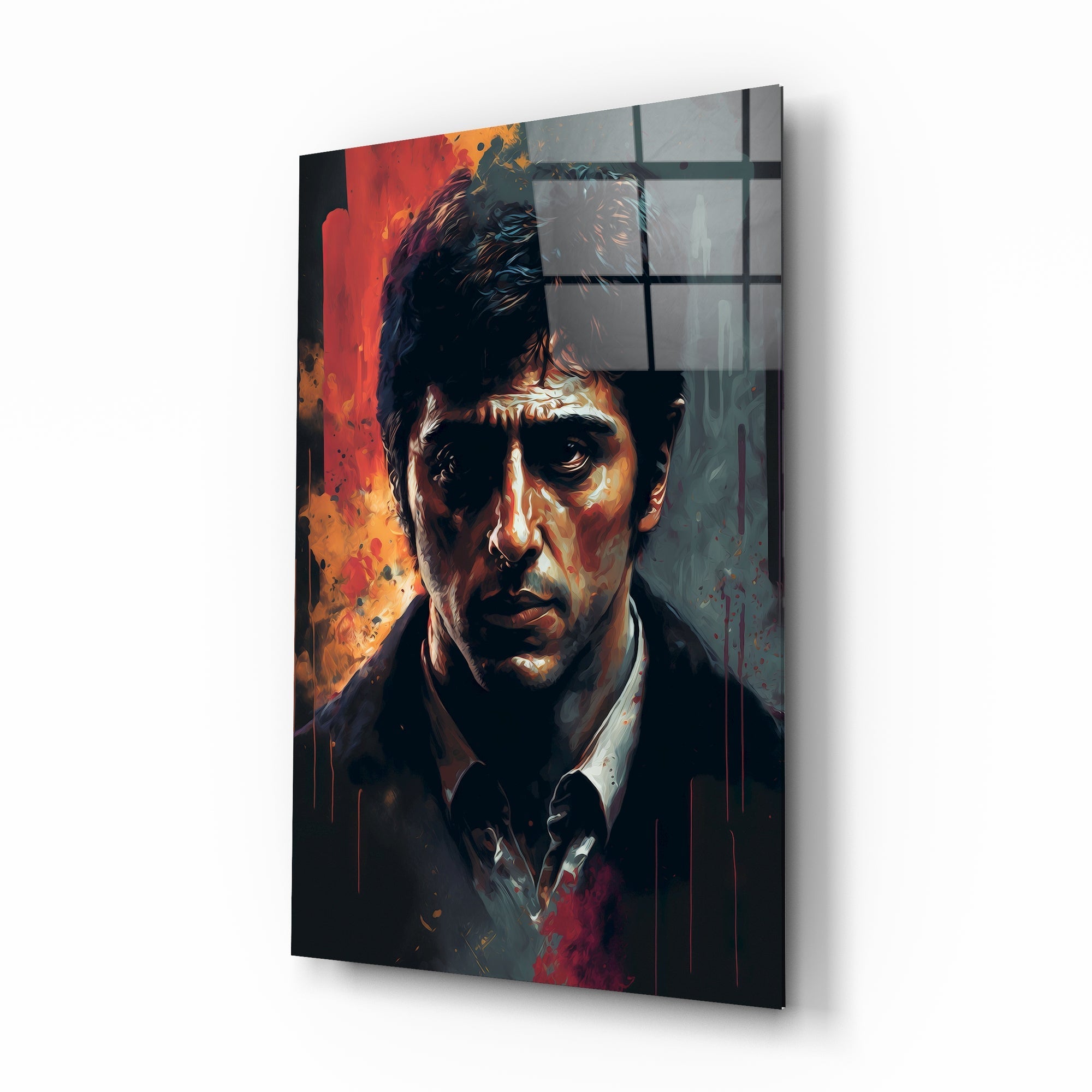 Al Pacino Glass Wall Art  || Designers Collection