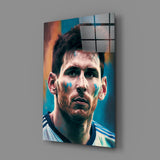 Messi Glass Wall Art  || Designers Collection