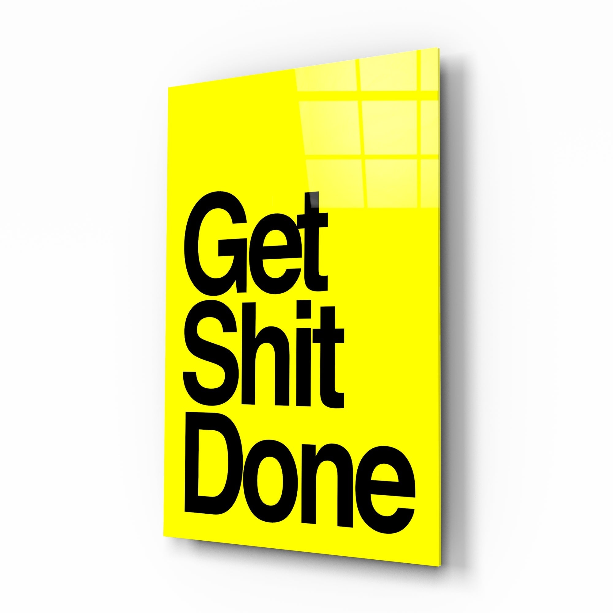 Get Shit Done Cam Tablo || Tasarımcı Koleksiyonu.