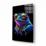 Cool Frog Glass Wall Art || Designers Collection