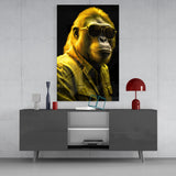 Ape the Cool Glass Wall Art || Designer's Collection