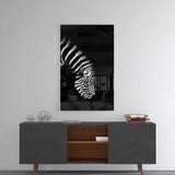 Zebra Glass Wall Art