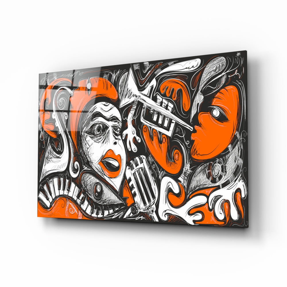 Picasso Glass Wall Art