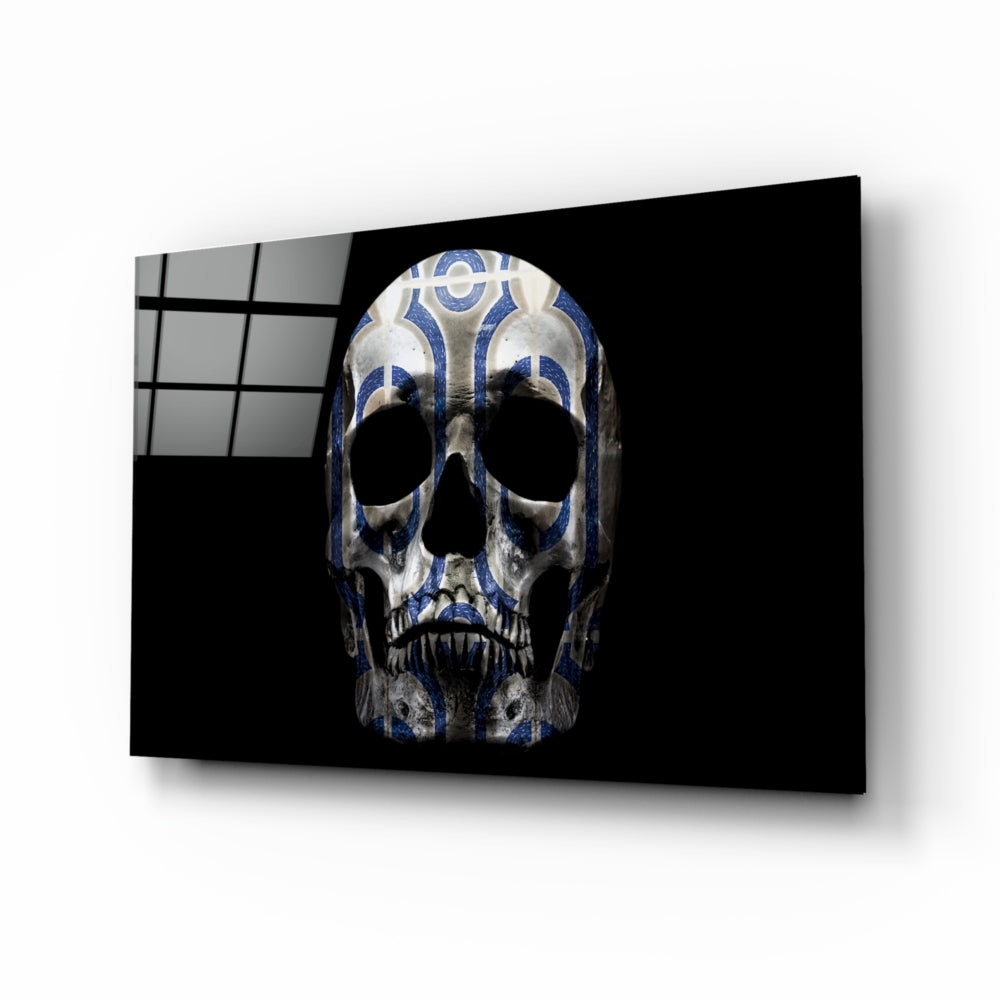 Skull Glass Wall Art