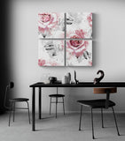 Roses Quadro Glass Wall Art