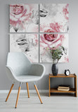 Roses Quadro Glass Wall Art