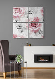 Roses Quadro Glass Wall Art